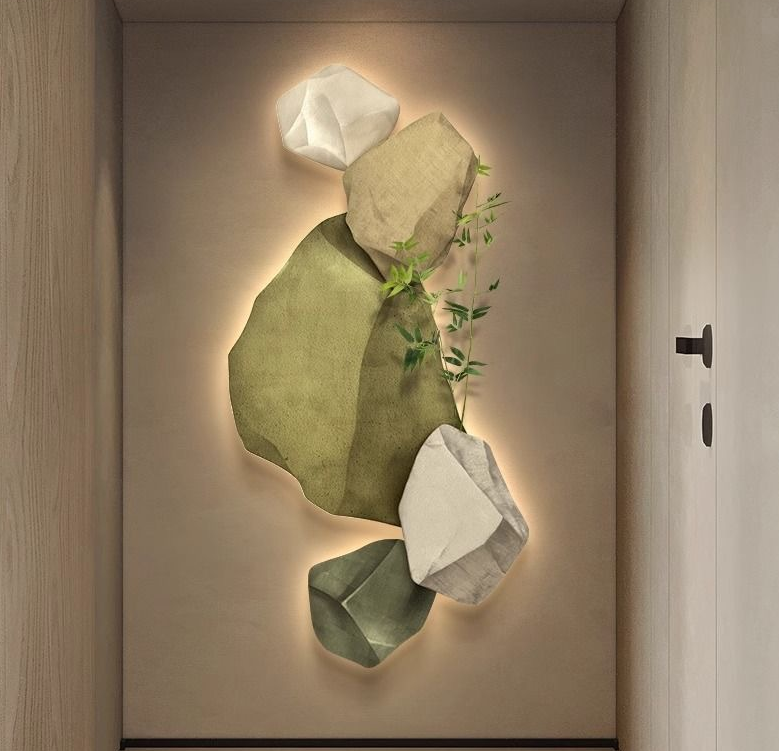 Creative Light Luxury Minimalist Entrance Decoration Painting