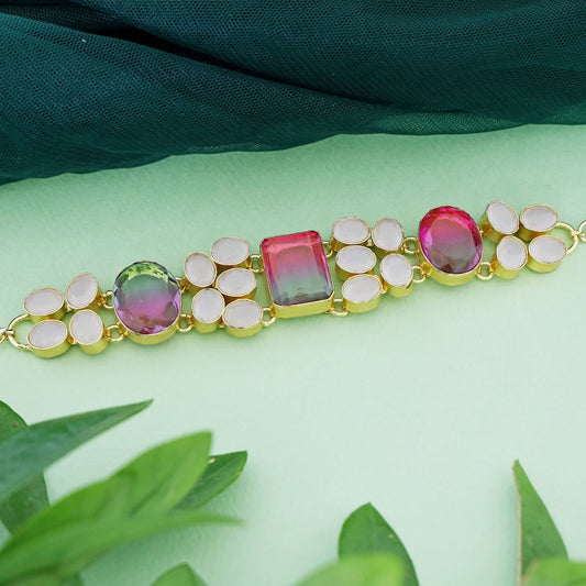 Color-blocked Choker